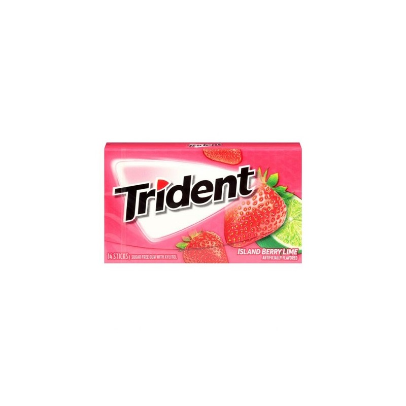 TRIDENT ISLAND BERRY LIME GUM