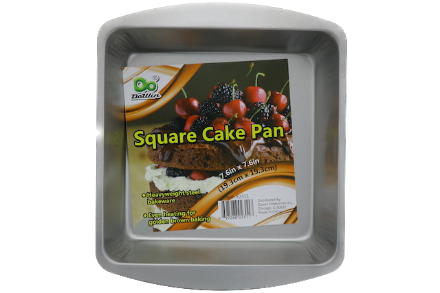 SQUARE CAKE PAN 7.6 X 7.6 INCH  