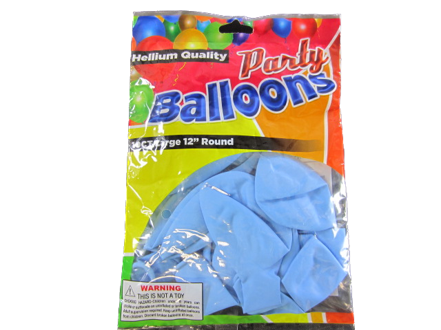 BALLOONS BABY BLUE 12IN 10CT  