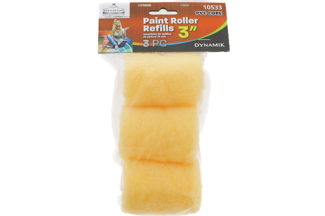 PAINT ROLLER 3 PACK 3 INCH  
