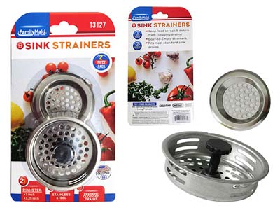 SINK STRAINERS 2 PACK