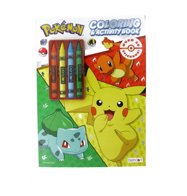 2.99 Pokemon Coloring Activity Book  