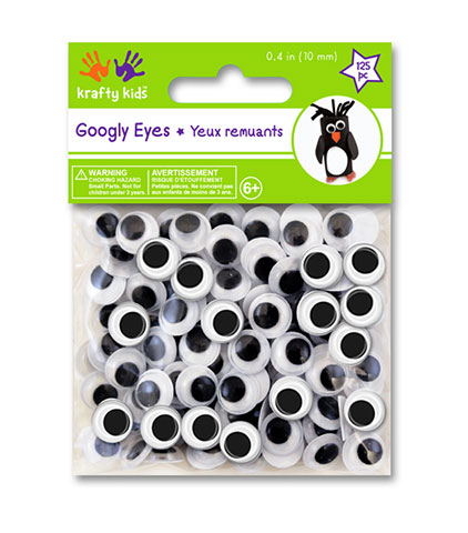 BLACK GOOGLY EYES 10MM  XXX
