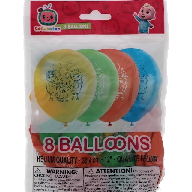 COCO MELON BALLOON 8 PACK  