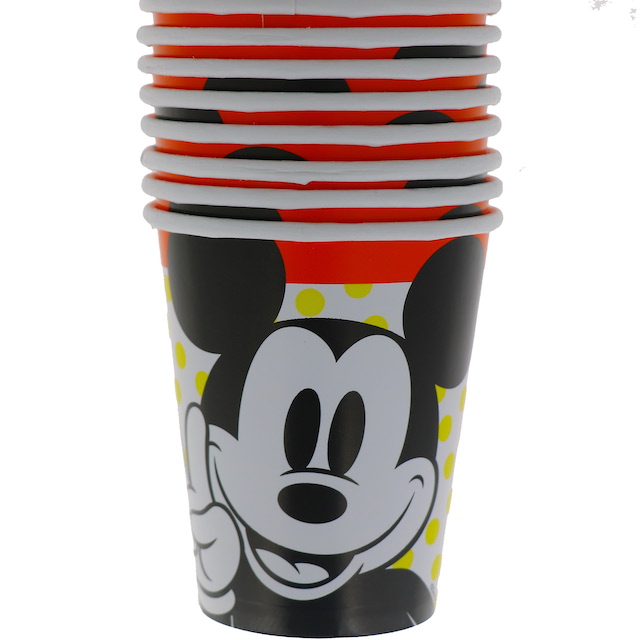 MICKEY MOUSE CUP 8 PACK 9 OZ  