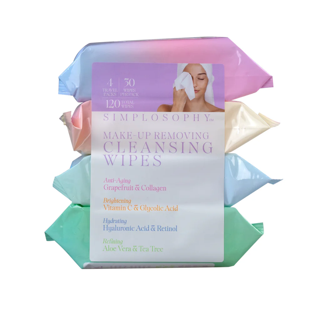 4.99 CIMPLOSOPHY MAKE UP REMOVING CLEANSING WIPES 4 PACK 50 WIPES 
