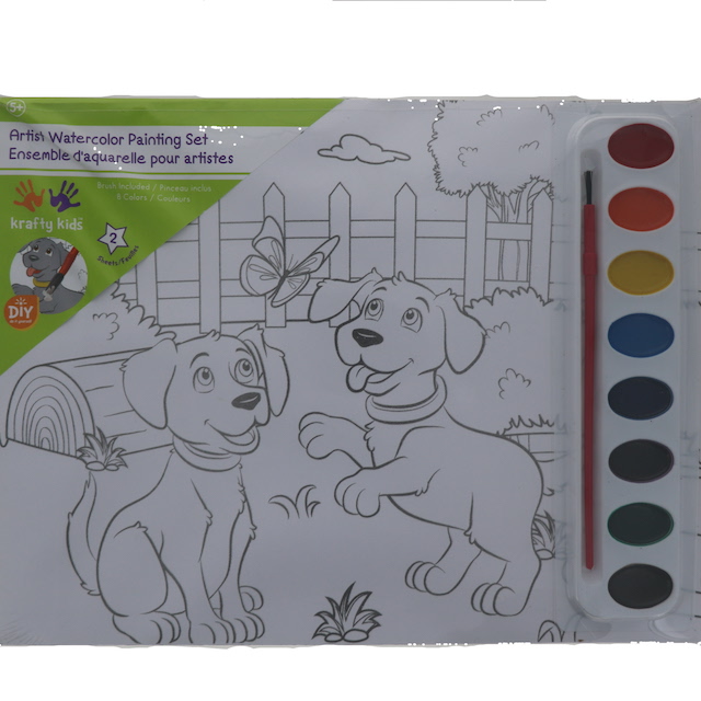 KRAFTY KIDS PUPPY FUN PAINTING SET  