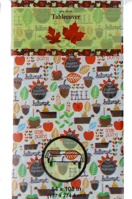 TABLECOVER HARVEST 54X108  