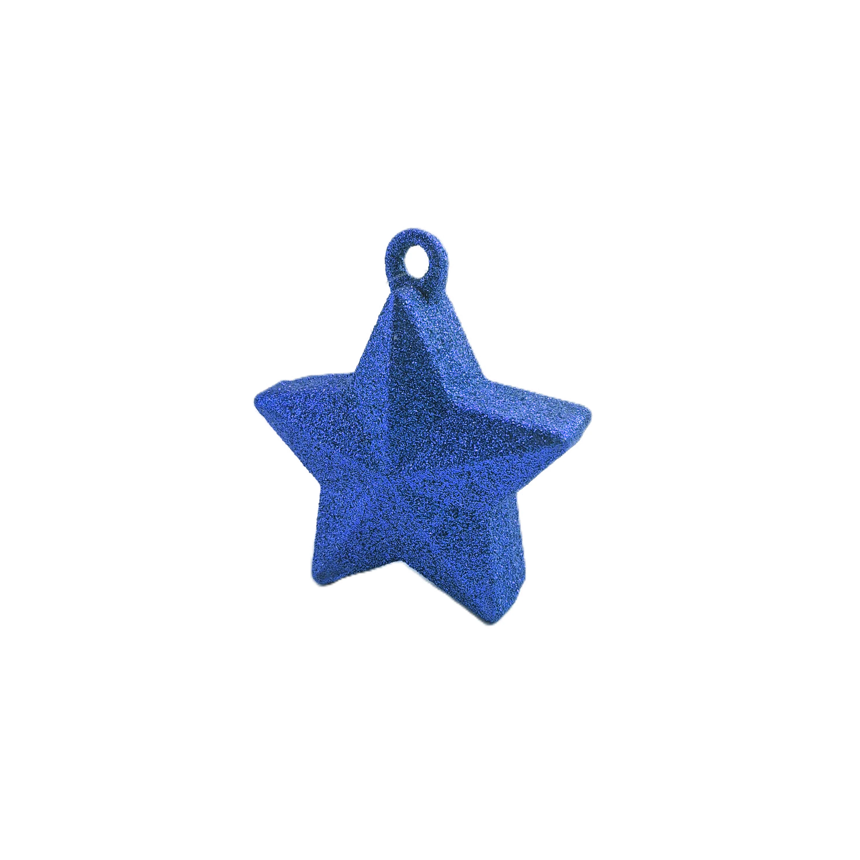 1.99 GLITTER BLUE STAR BRIGHT FOIL BALLOON WEIGHT