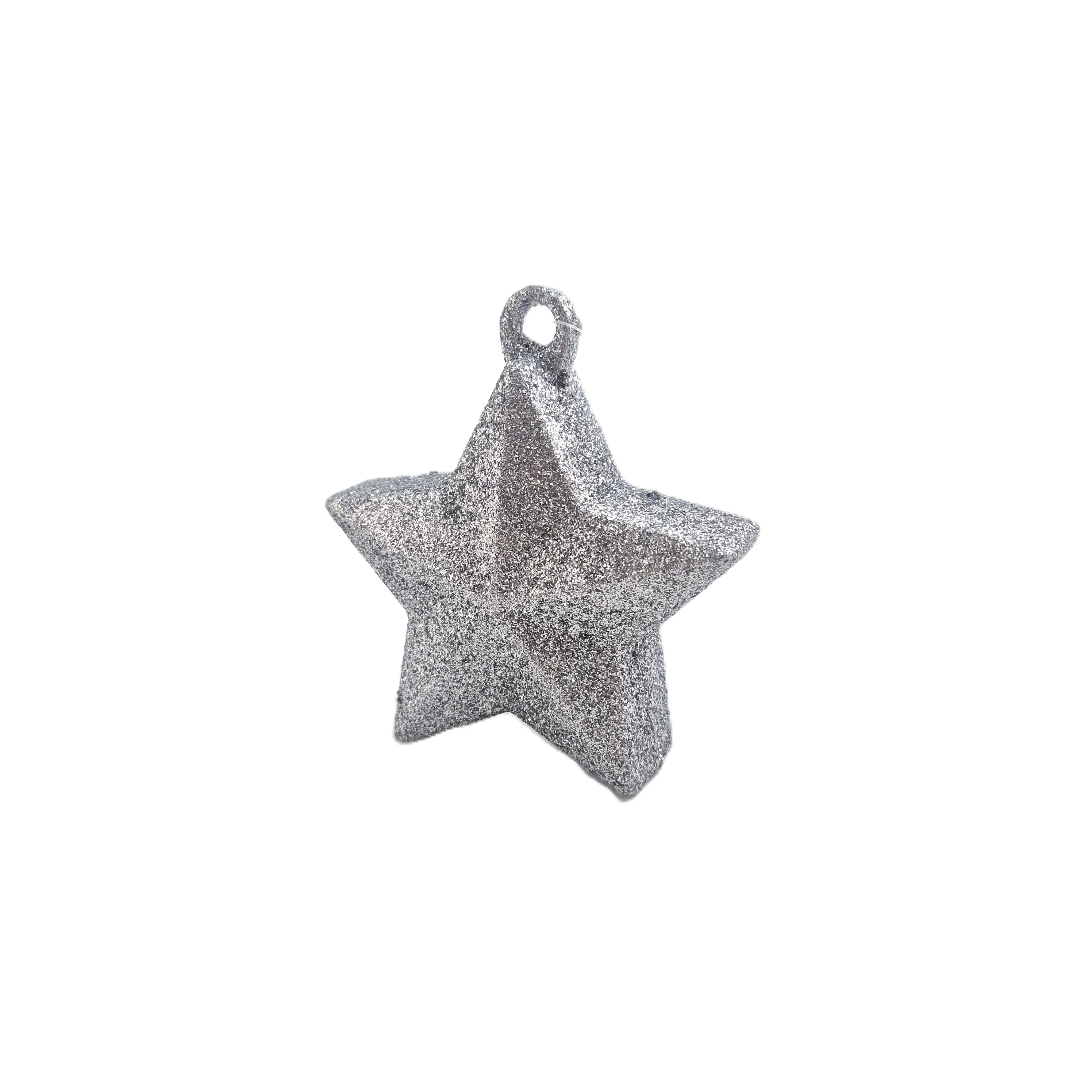 1.99 GLITTER SILVER STAR BRIGHT FOIL BALLOON WEIGHT