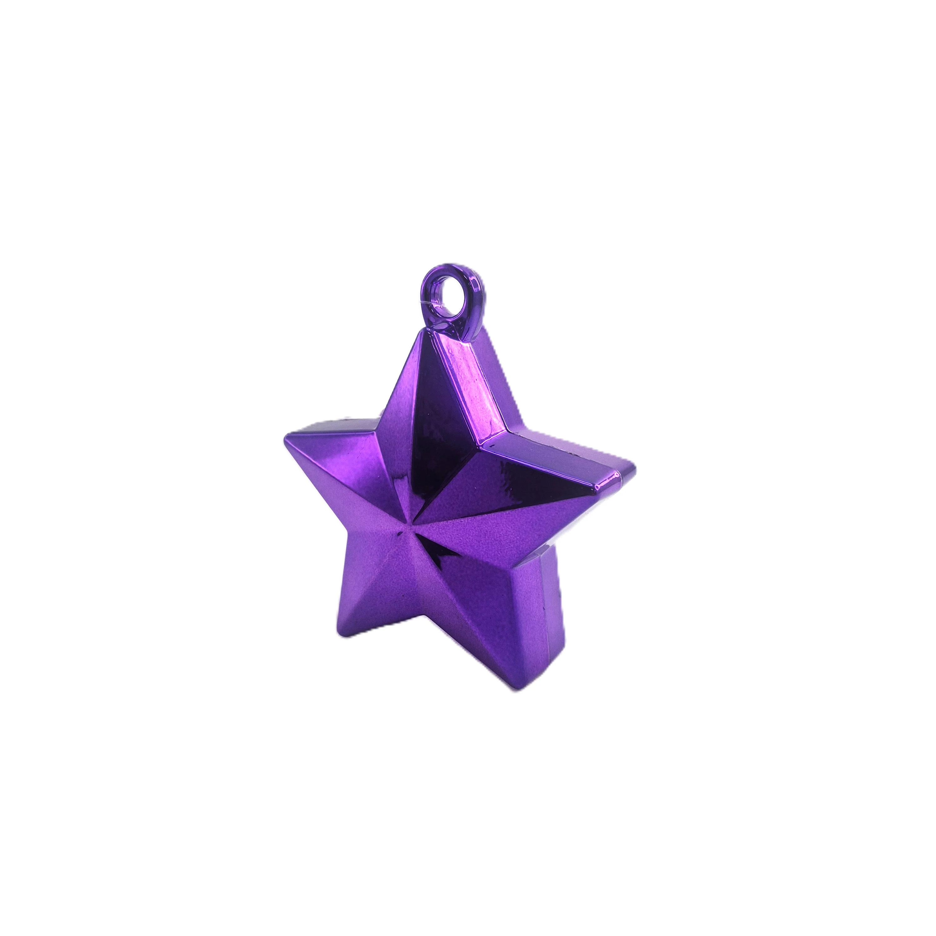 1.99 PURPLE STAR BRIGHT FOIL BALLOON WEIGHT