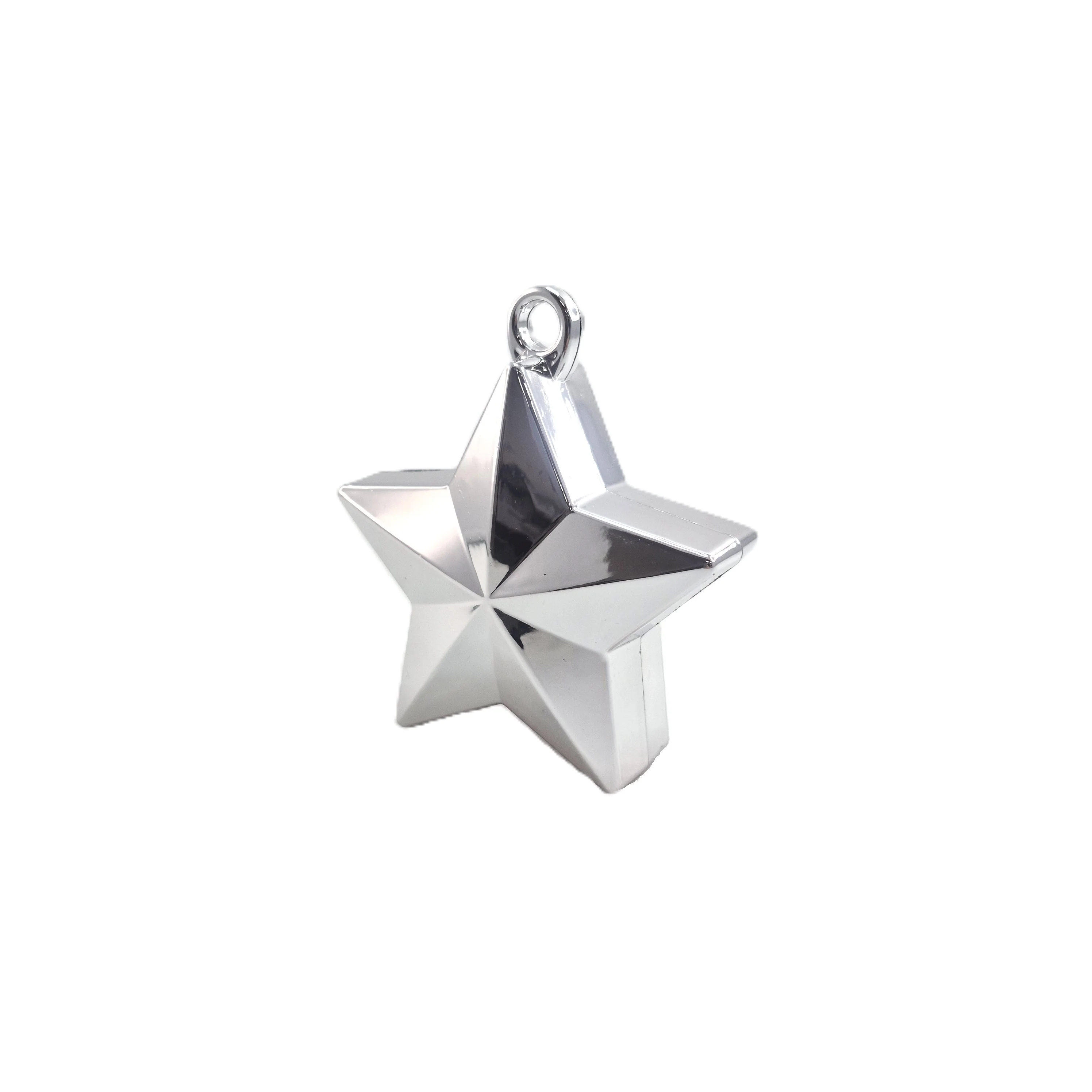 1.99 SILVER STAR BRIGHT FOIL BALLOON WEIGHT