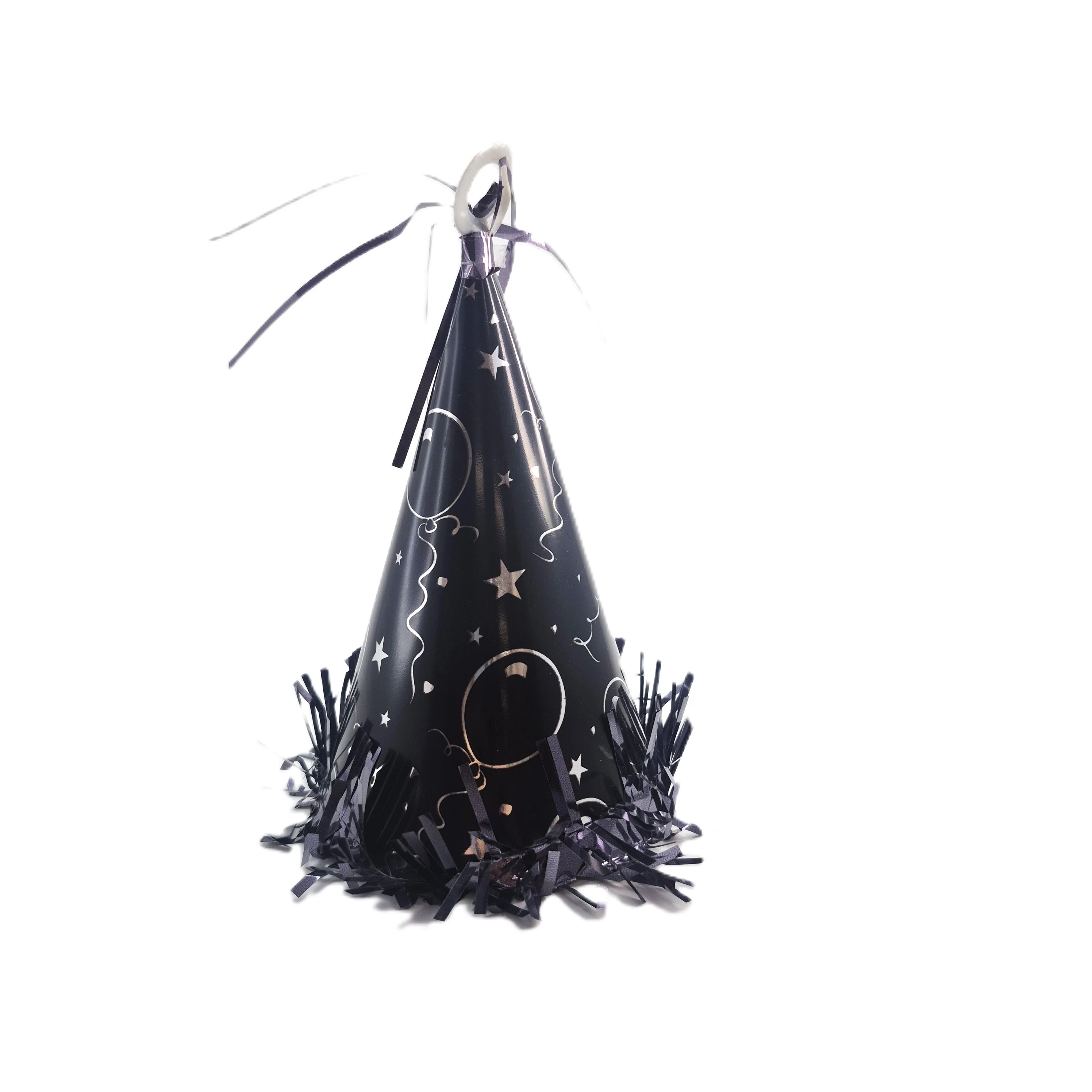 1.99 BLACK PARTY HAT BALLOON WEIGTH 