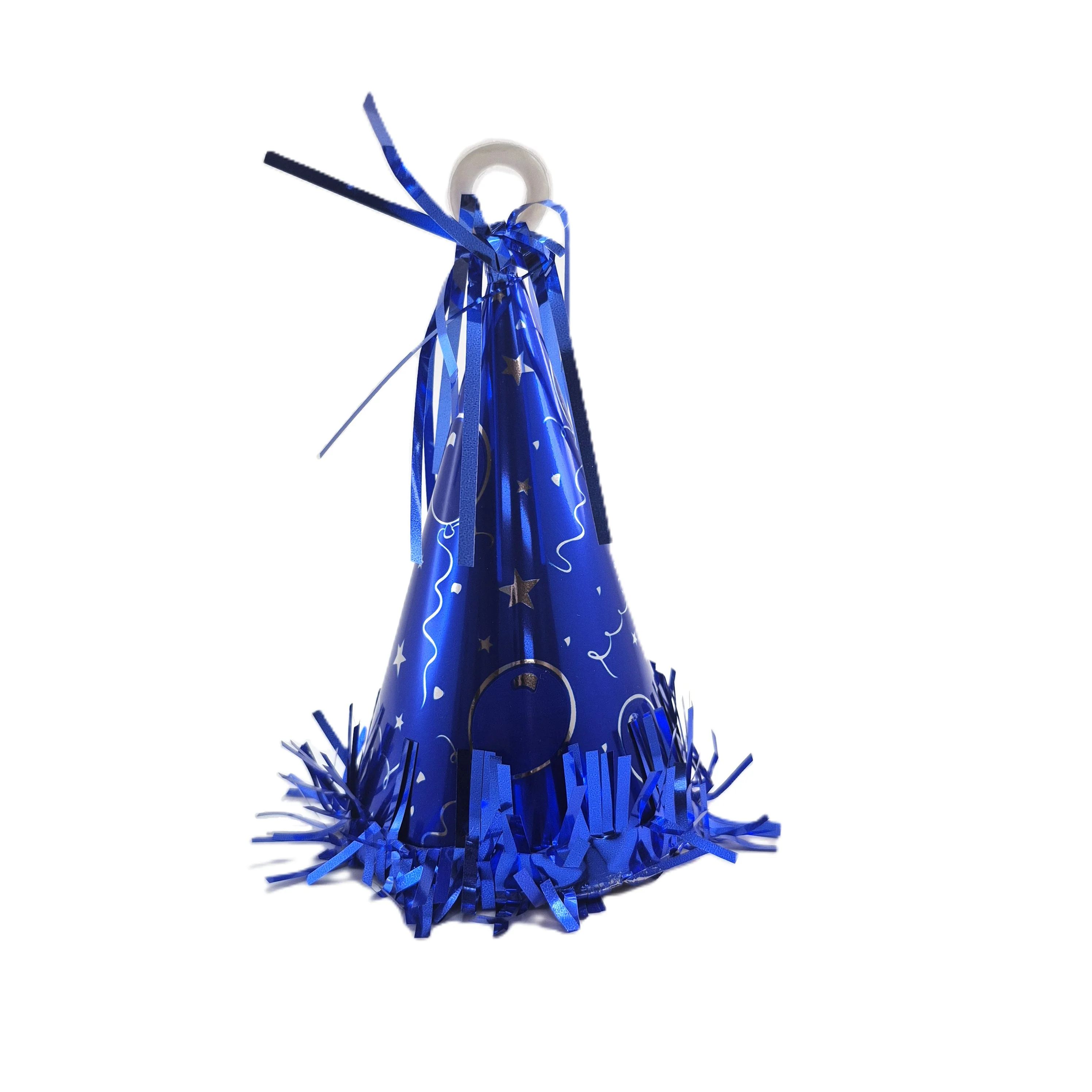 1.99 BLUE PARTY HAT BALLOON WEIGTH 