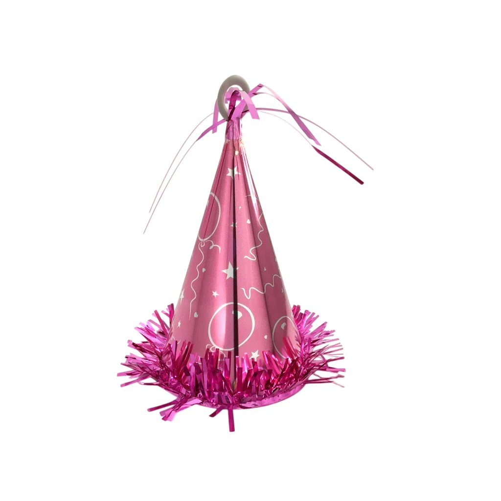 1.99 PINK PARTY HAT BALLOON WEIGTH 