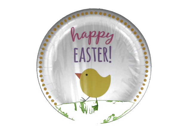 HAPPY EASTER 9 INCH PLATE  