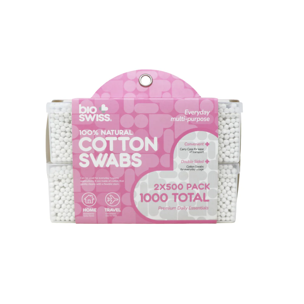4.99 COTTON SWABS 100% NATURAL 1000 TOTAL 