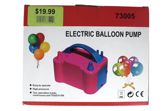 19.99 ELECTRIC BALLOON PUMP  