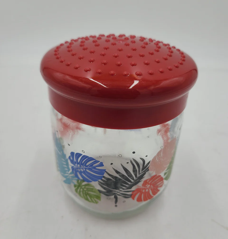 1.99 14OZ GLASS JAR-ELAF DESIGN