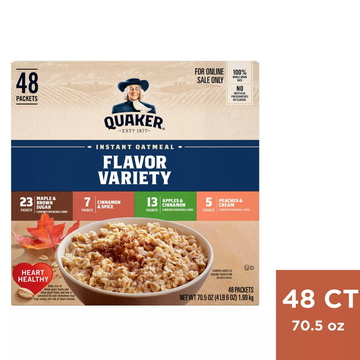 QUAKERS INSTANT OATMEAL VARIETY