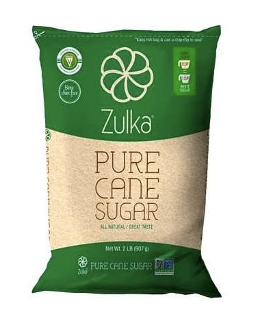 2.99 ZULKA PURE CANE SUGAR 2 POUND 