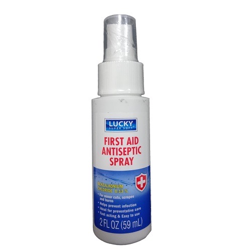 LUCKY SUPER SOFT FIRST AID ANTISEPTIC SPRAY 2 FL OZ