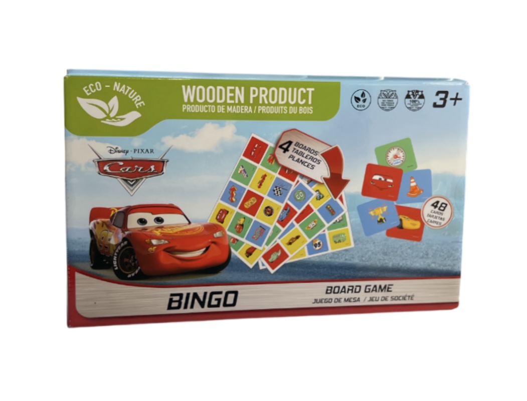 4.99 CARS BINGO BOARD GAME 