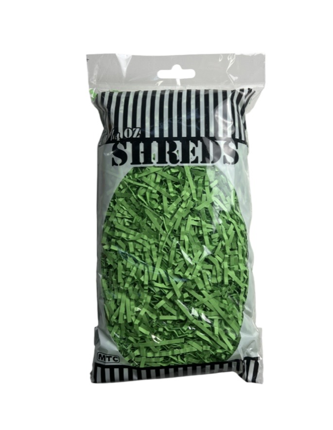 GREEN CRINKLE SHRED PAPER 