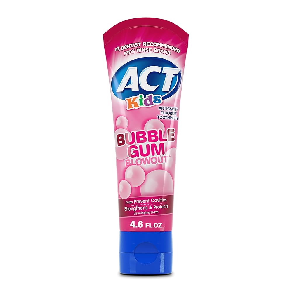 ACT KIDS BUBBLE GUM TOOTHPASTE 4.6 OZ 