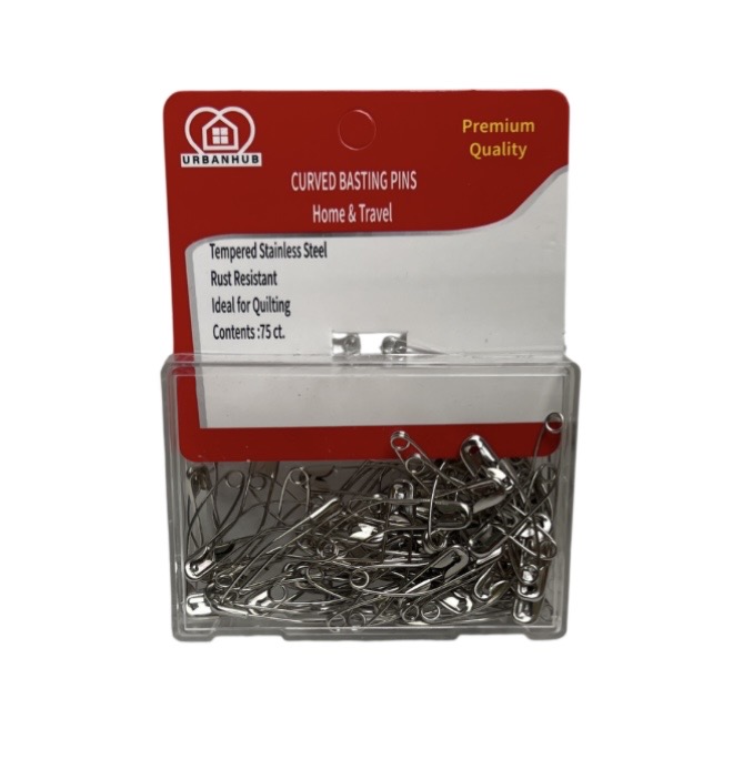 CURVED BASTING PINS HOME AND TRAVEL  ppp