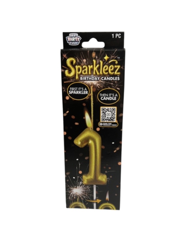 3.99 #1 SPARKLEEZ BIRTHDAY CANDLE