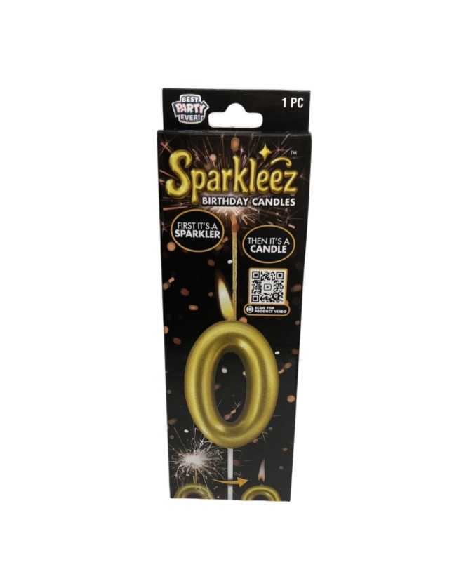 3.99 #0 SPARKLEEZ BIRTHDAY CANDLE