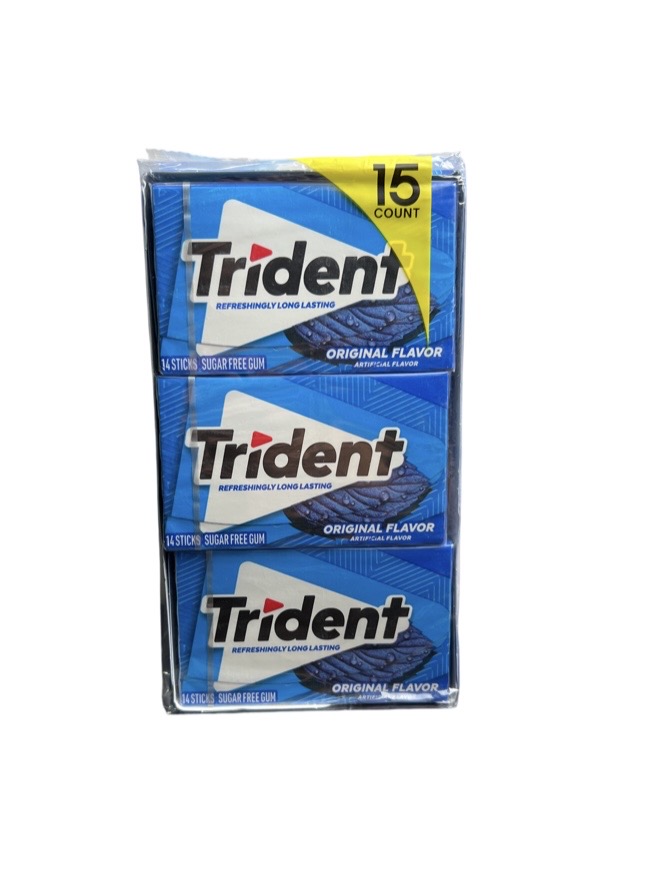 1.99 TRIDENT ORIGINAL FLAVOR GUM