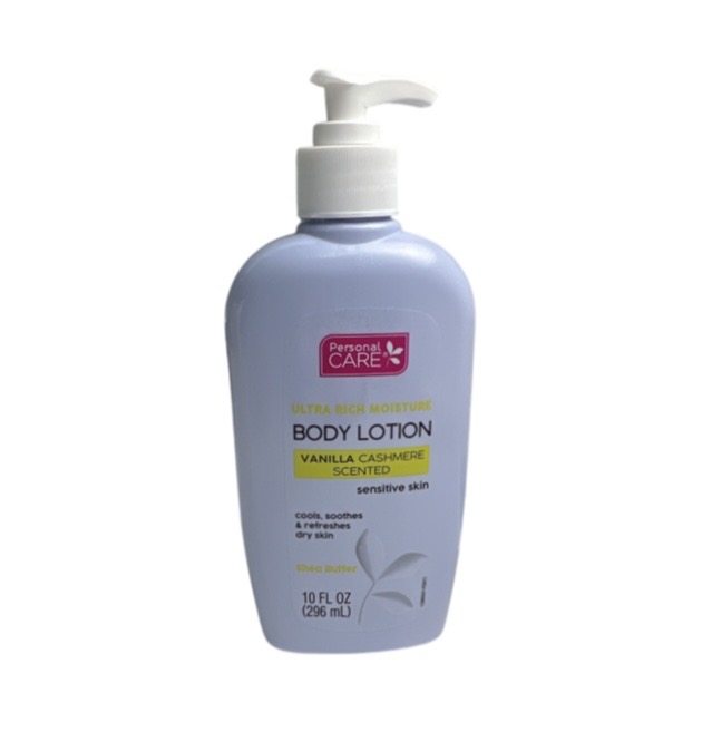 ULTRA RICH MOISTURE BODY LOTION VANILLA CASHMERE SCENTED SHEA BUTTER 10 FL OZ 