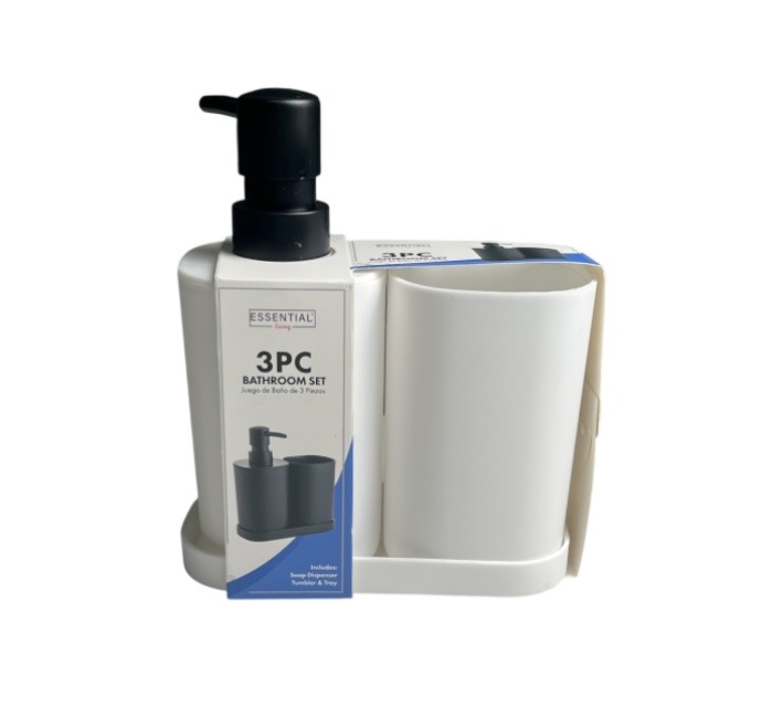 3.99 3 PC BATHROOM SET 