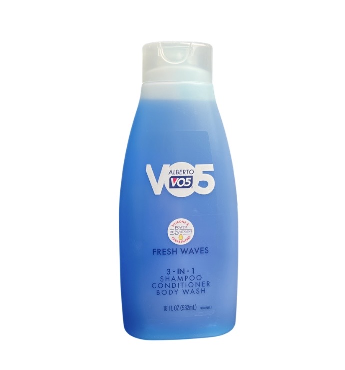 1.99 VO5 FRESH WAVES 3 IN 1 SHAMPOO CONDITIONER BODY WASH 18 FL OZ 