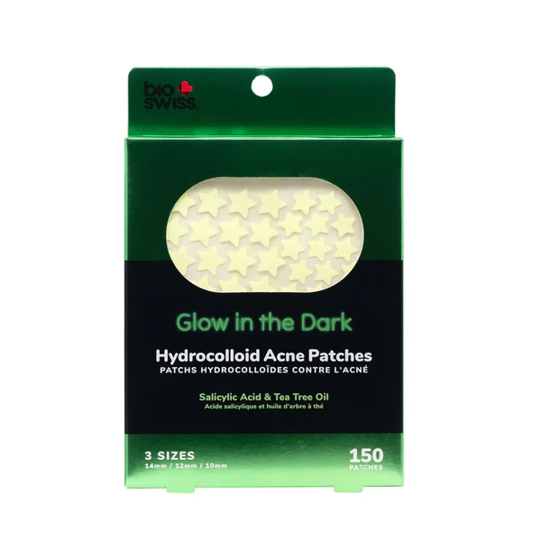 5.99 GLOW IN THE DARK HYDROCOLLOID ACNE PATCHES 150 COUNT 3 SIZES