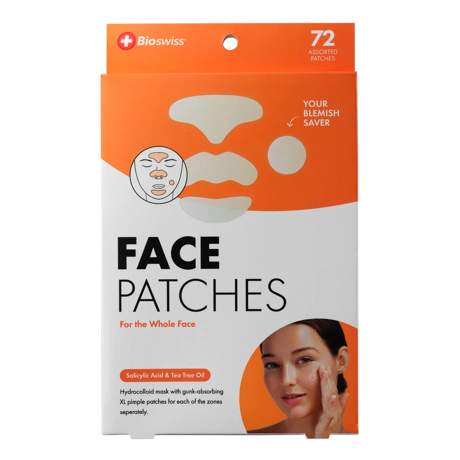 4.99 FACE PATCHES 72 ASSORTED PATCHES 