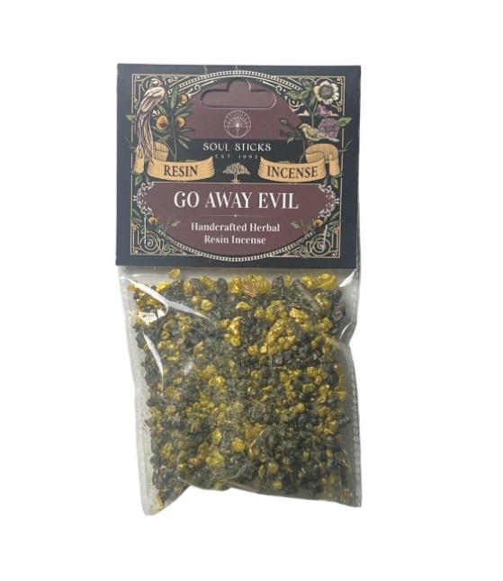 1.99 GO AWAY EVIL RESIN INCENSE 