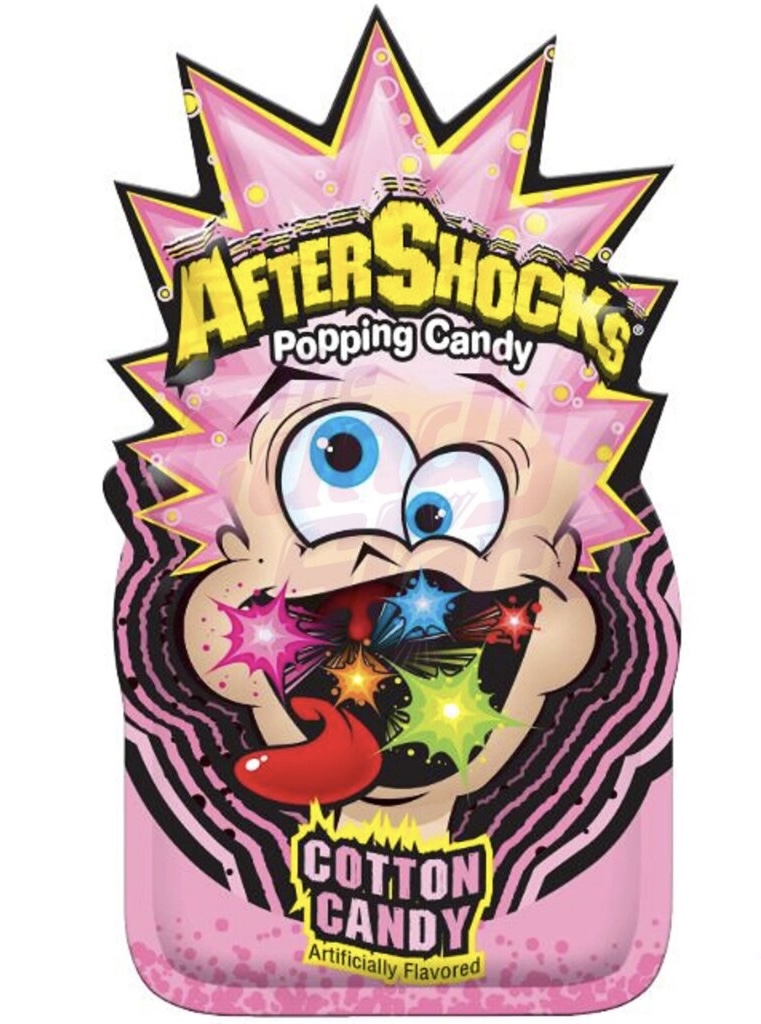1.99 AFTER SHOCK POPPING CANDY COTTON CANDY 