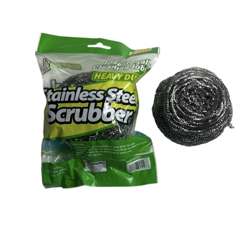 STAINLESS STEEL SCRUBBER 1 PACK 