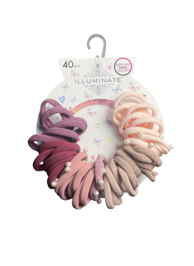 4.99 ILLUMINATE HAIR TIES 40 COUNT