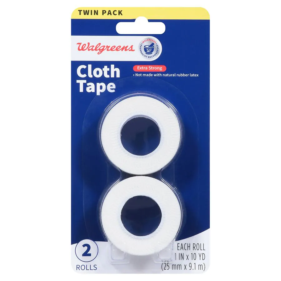 2.99 WALGREENS CLOTH TAPE 2 PACK 