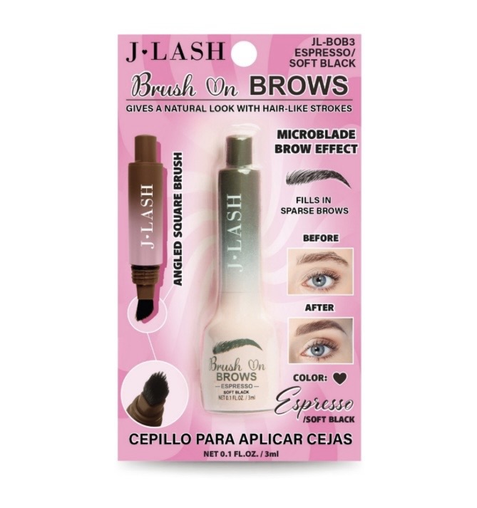 3.99 BRUSH ON BROWS SOFT BLACK 