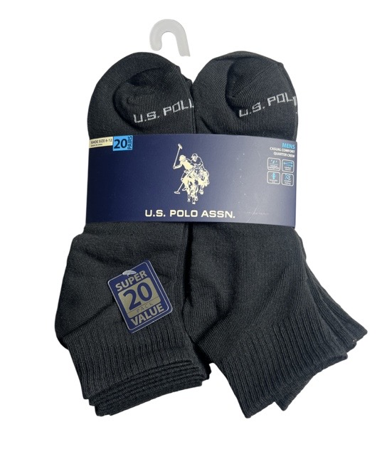 12.99 US POLO SOCKS 20 PAIRS