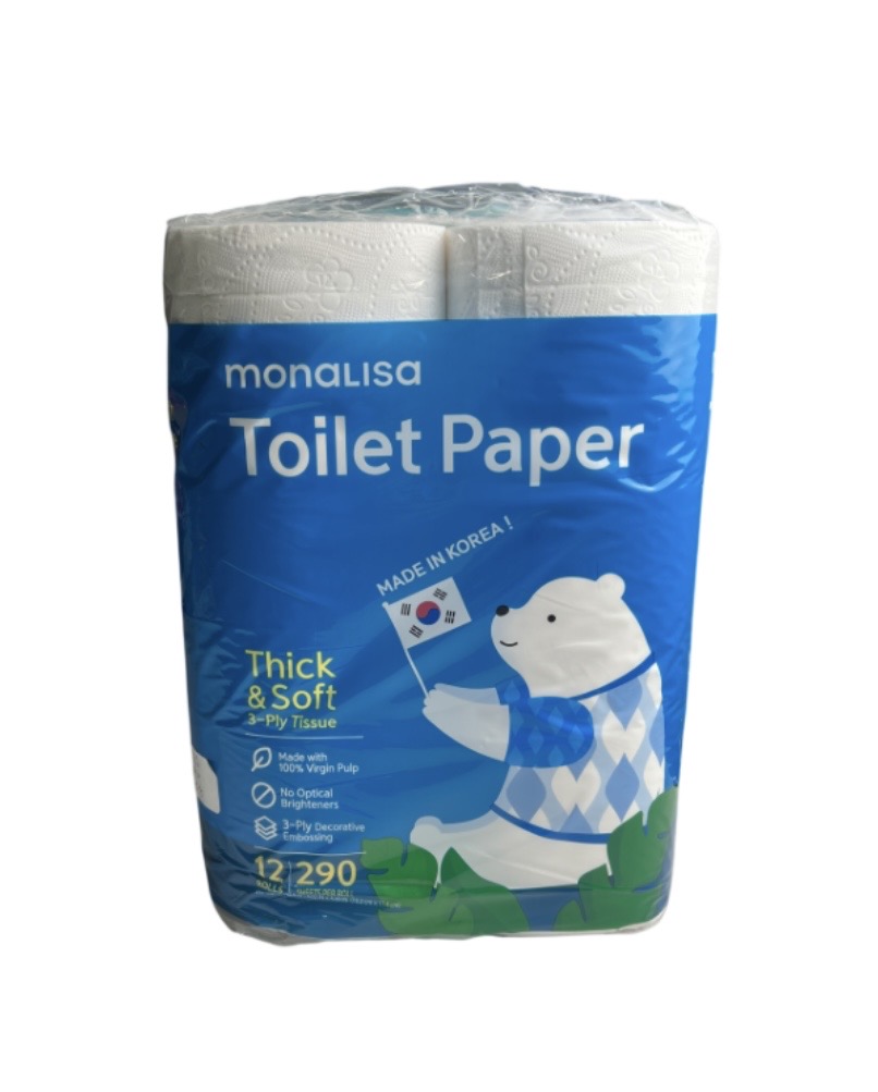 9.99 MONALISA TOILET PAPER 12 PACK