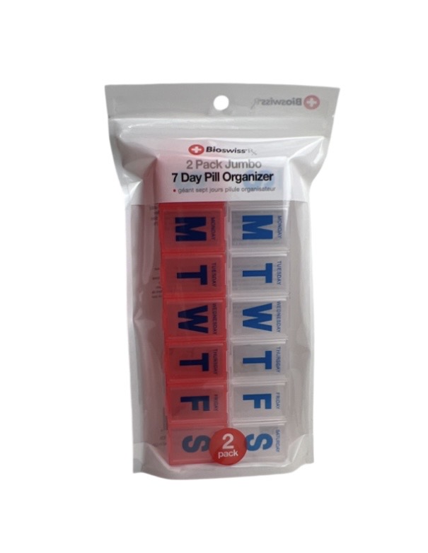 3.99 7 DAYS PILL ORGANIZER 2 PACK 