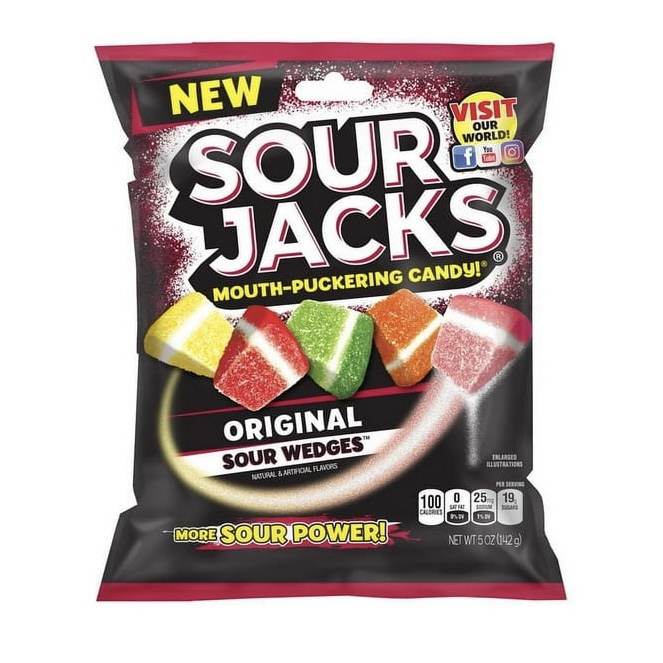 2.49 SOUR JACKS MOUTH WATERING CANDY ORIGINAL 