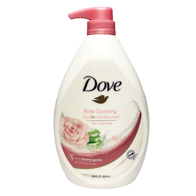 9.99 DOVE ROSE SOOTHING BODY WASH 1 L