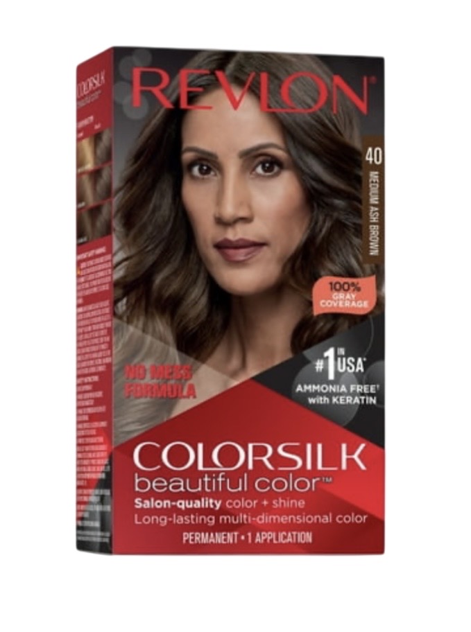 4.99 REVLON 40 MEDIUM ASH BROWN HAIR DYE